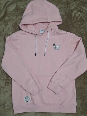 🐑 GOAT USA OG Hooded Sweatshirt Pink Pullover Hoodie Small